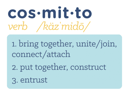 Cosmitto - Verb: to construct, connect, engage